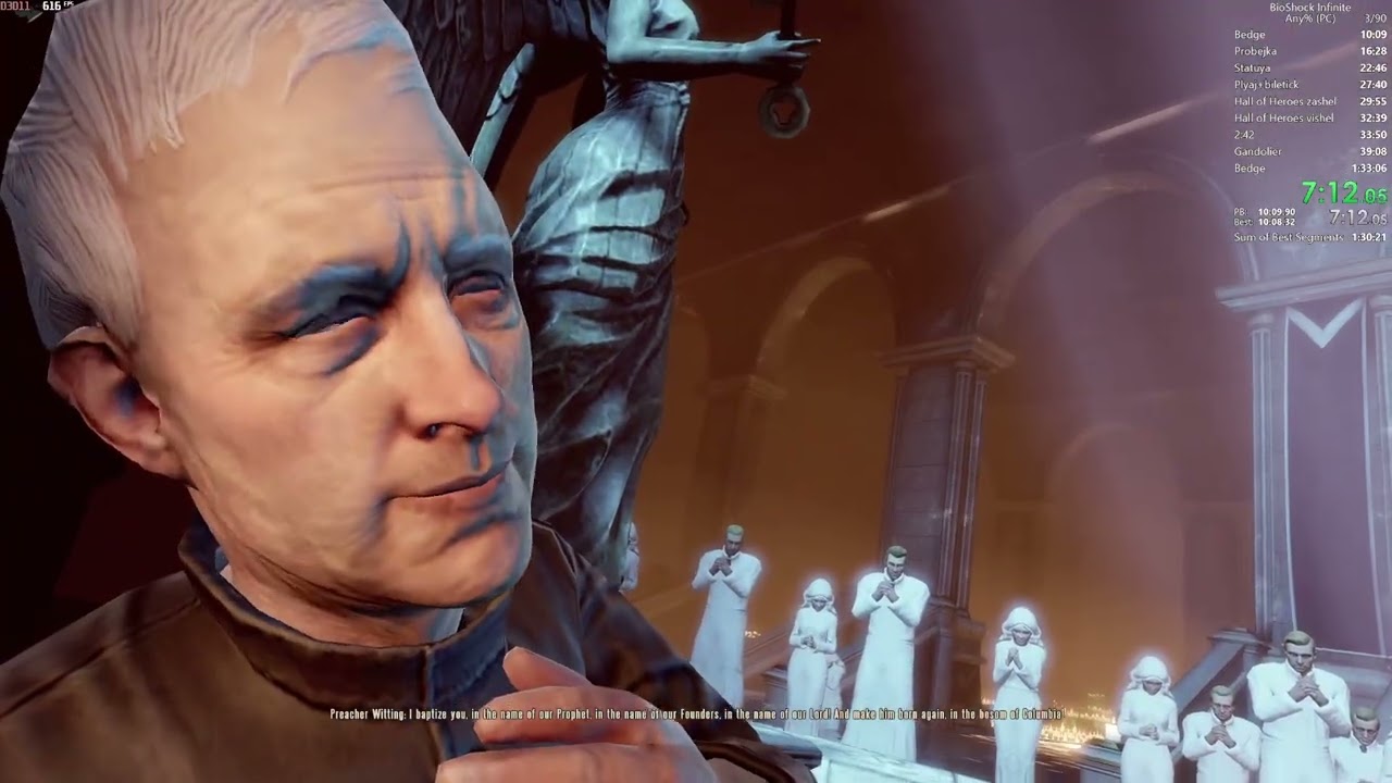 BioShock Infinite - Any% (HRH Mod) speedrun in 1:31:33