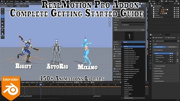 RealMotion Pro Addon for Blender | Complete Getting Started Guide