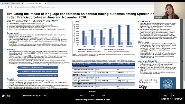 UCSF HDRS - Poster Presentations - Inequities duri...