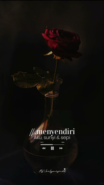 Story WA keren fullscreen terbaru | Menyendiri