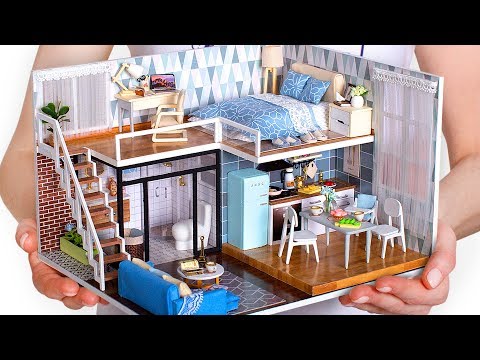 5 Diy Miniature Doll House Rooms Youtube