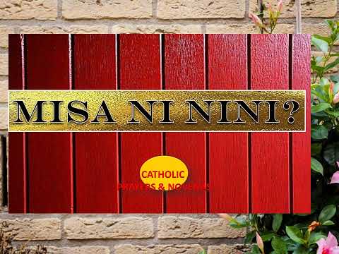 Video: Misa ni nini?