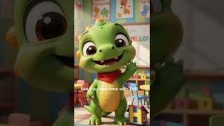 Learn Letter H with Tofi 🦖🏠 #shorts
