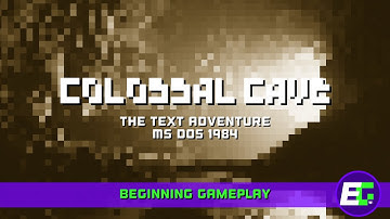Colossal Cave text adventure (1984)