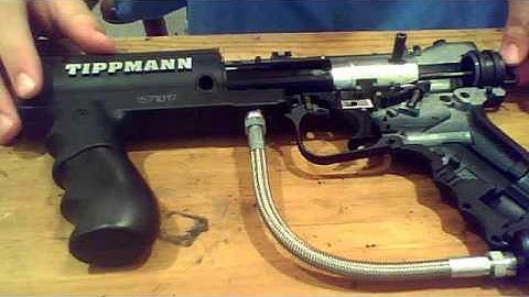 How to install a stock on a Tippmann 98 custom