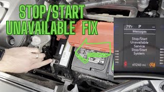 Chrysler Pacifica Stop/Start Unavailable Fix  Auxiliary Battery Replacement