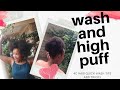 QUICK WASH AND HIGH PUFF FOR NATURAL 4C HAIR