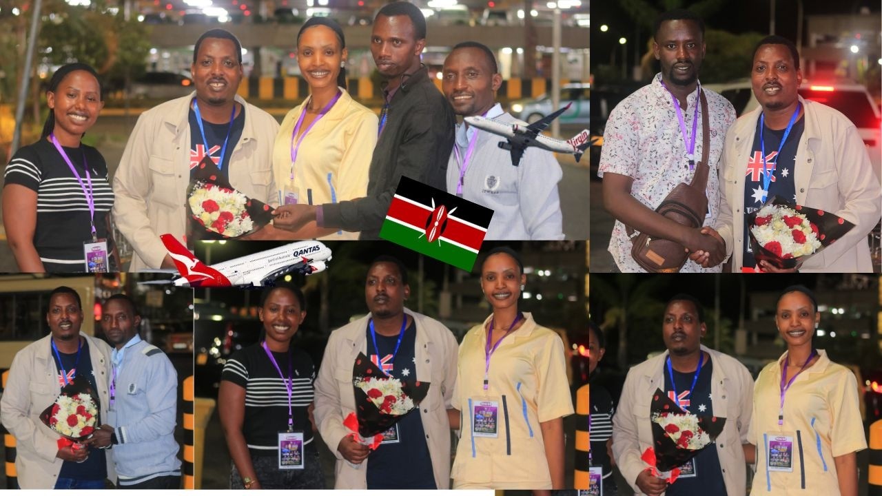 UKO MISSIONARY ERIC YAKIRIWE KURI AIRPORT/MUGITERANE KIZABERA MWITORERO RYA KRISTO KWISI KASARANI