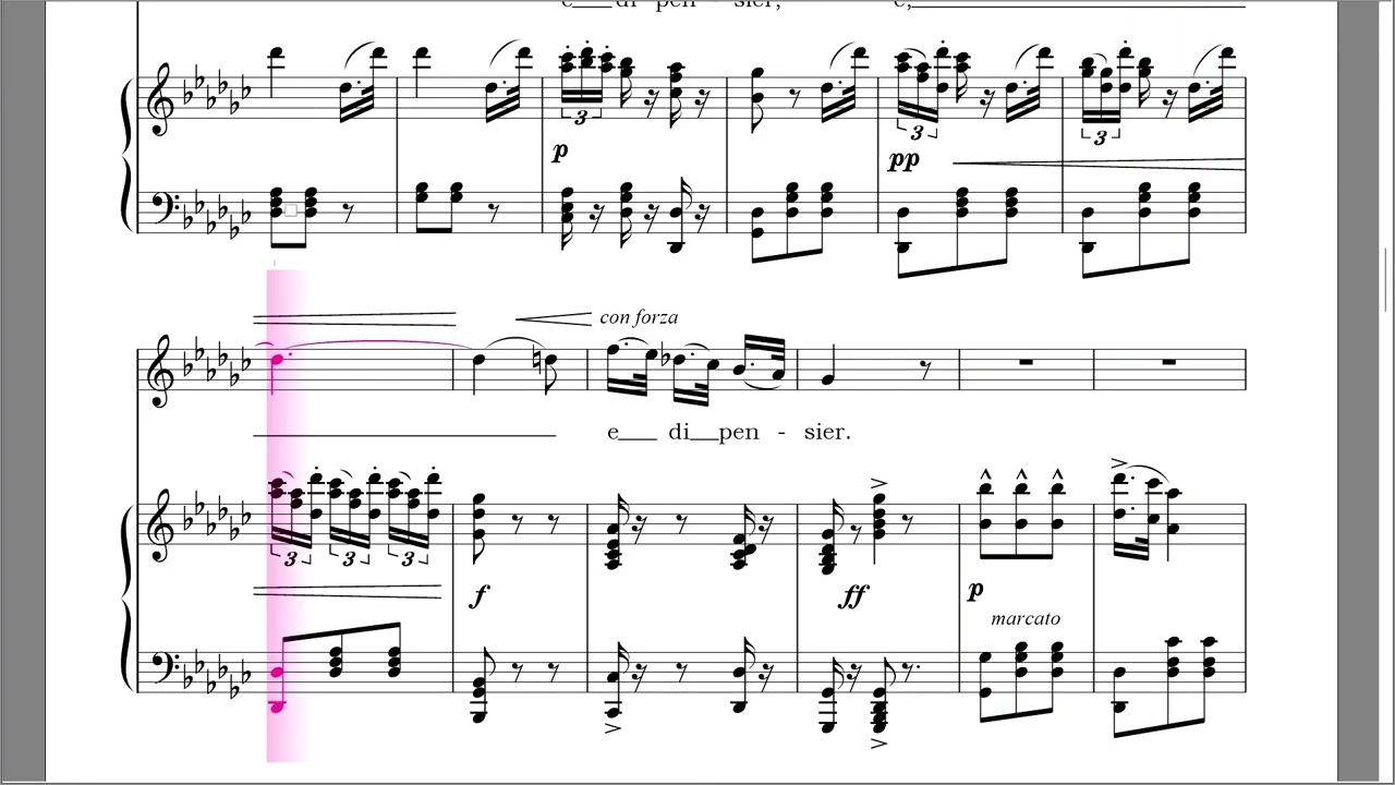 楽譜】女心の歌～オペラ「リゴレット」より～