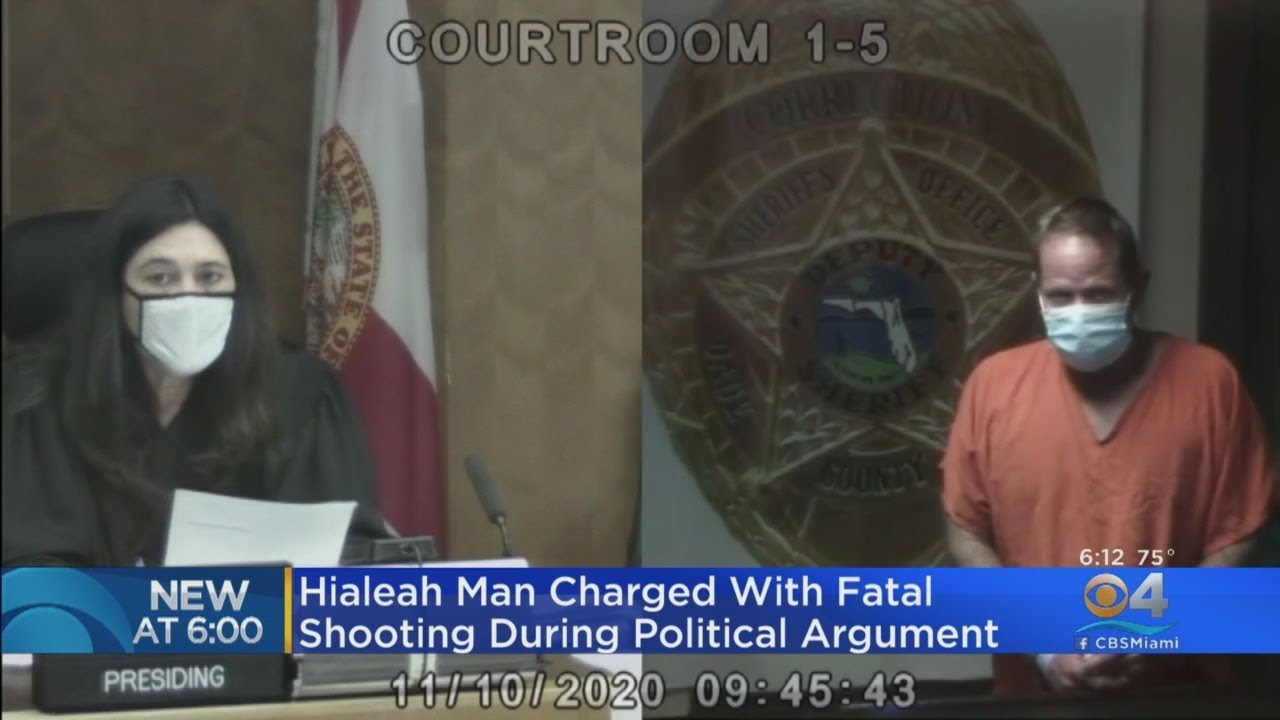 Hialeah Man Charged With Fatal Shooting During Political Argument - YouTube