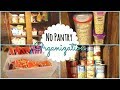 No Pantry Kitchen Cabinet Organizing I Organize/Declutter Series Ep.1