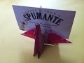 折り紙「鶴のカードスタンド」ORIGAMI CRANE CARD STAND / CARD HOLDER