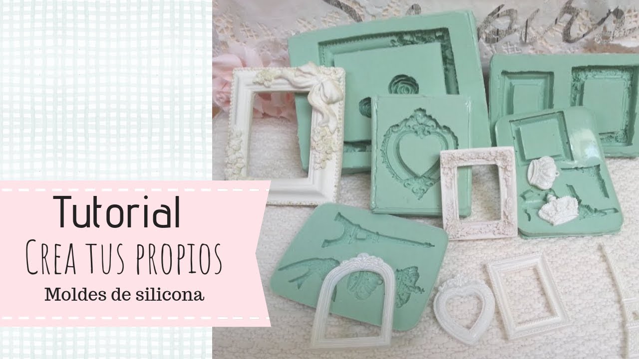 Create your own tutorial silicone molds for scrap 