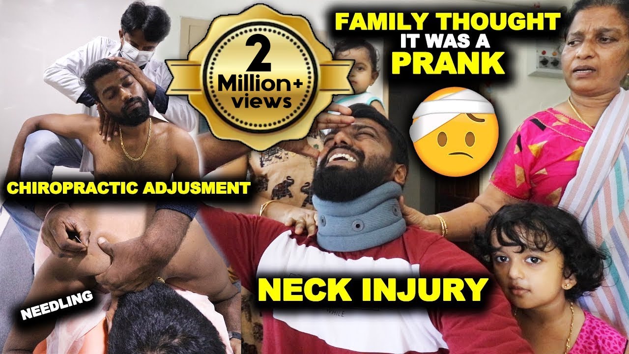 WORST DAY IN MY LIFE !! Neck Injury & Chiropractic Treatment - Not a Prank | Chennai | DAN JR VLOGS