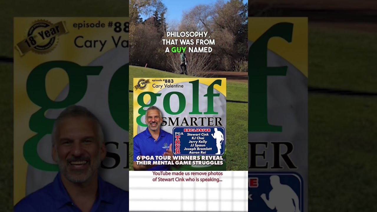 PGA tour winner, Stewart Cink, on the “Anyway Shot” from Golf Smarter podcast 883