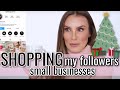 Buying Products from My Follower’s Small Businesses for Christmas!