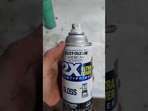 Keep your Rustoleum 2x spray nozzle from clogging.