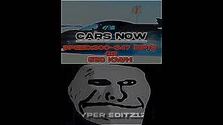 Trollface reaction to Cars speed in now vs Mercedes t80 in 1939 |songshortsviralcartrollface