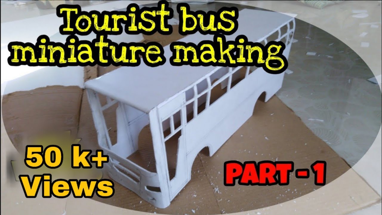 kerala tourist bus miniature