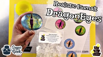 Realistic Isomalt Dragon Eyes Tutorial!