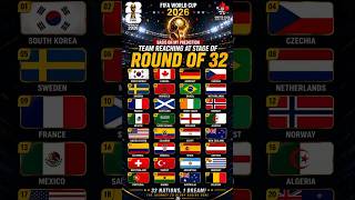 Round of 32 Predictions |FIFA Worldcup 2026| Complete Knockout Fixtures #fifa #messi #ronaldo