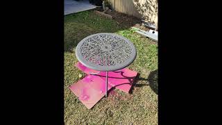 Garden furniture painting