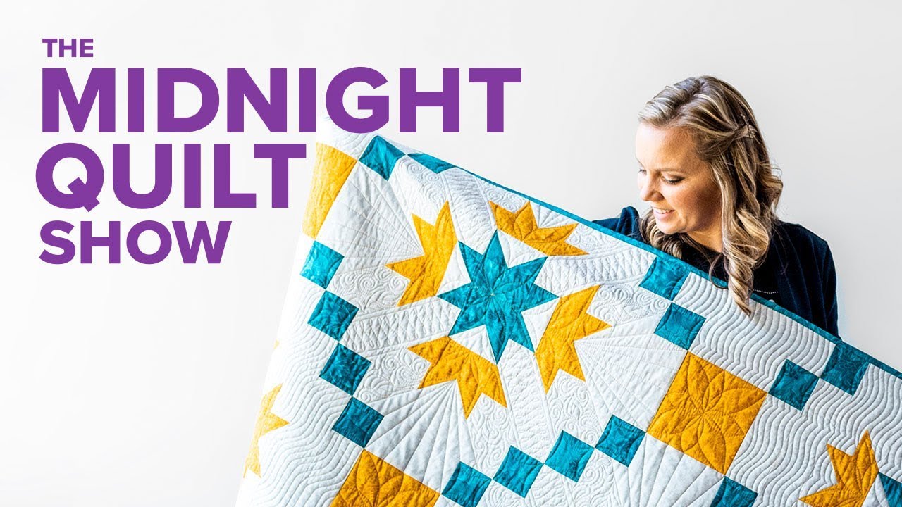 Переделка лоскутного одеяла «Летящие гуси»! | S7E1 Полуночное шоу с Анджелой Уолтерс