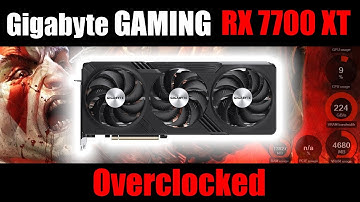 Gigabyte RX 7700 XT GAMING OC | Overclocked (The better way)