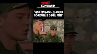 Emret Komutanım | Asker Nasıl Oluyor Gördünüz Değil Mi?! #Shorts