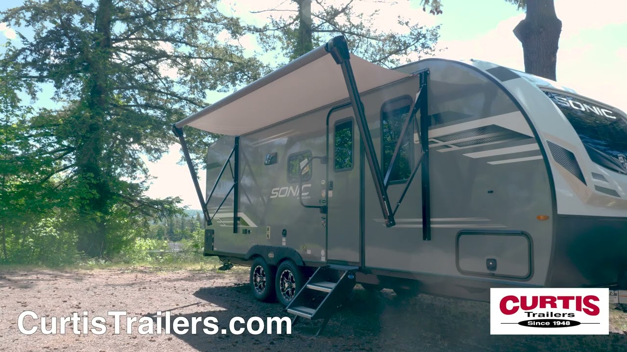 The Sonic 220VBH by Venture RV is the light weight travel trailer your whole family will love!