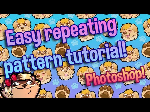 How to make a repeating pattern in Photoshop! SUPER EASY! | Tutorial