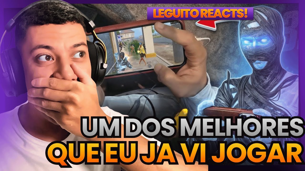 ESSE É O PLAYER MAIS EXPERIENTE E ESTRATÉGICO QUE EU JÁ VI - PUBG MOBILE REACT KEMO