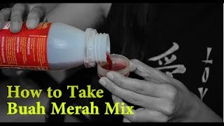 How to take Buah Merah Mix Juice