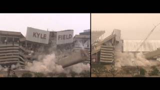 Kyle Field West Side Implosion