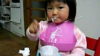 あわあわ、早食い whipped mi...