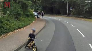 Driver Narrowly Avoids Hitting Child In Shocking Dashcam Footage
