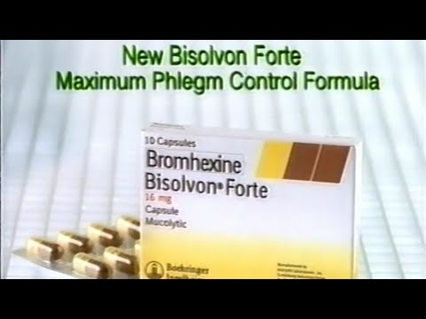 Bromhexine, Bisolvon Forte 30s - Philippines, 2002