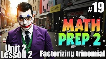 Math | prep 2 | Lesson 2 | Factorizing trinomial#حل_المعاصر