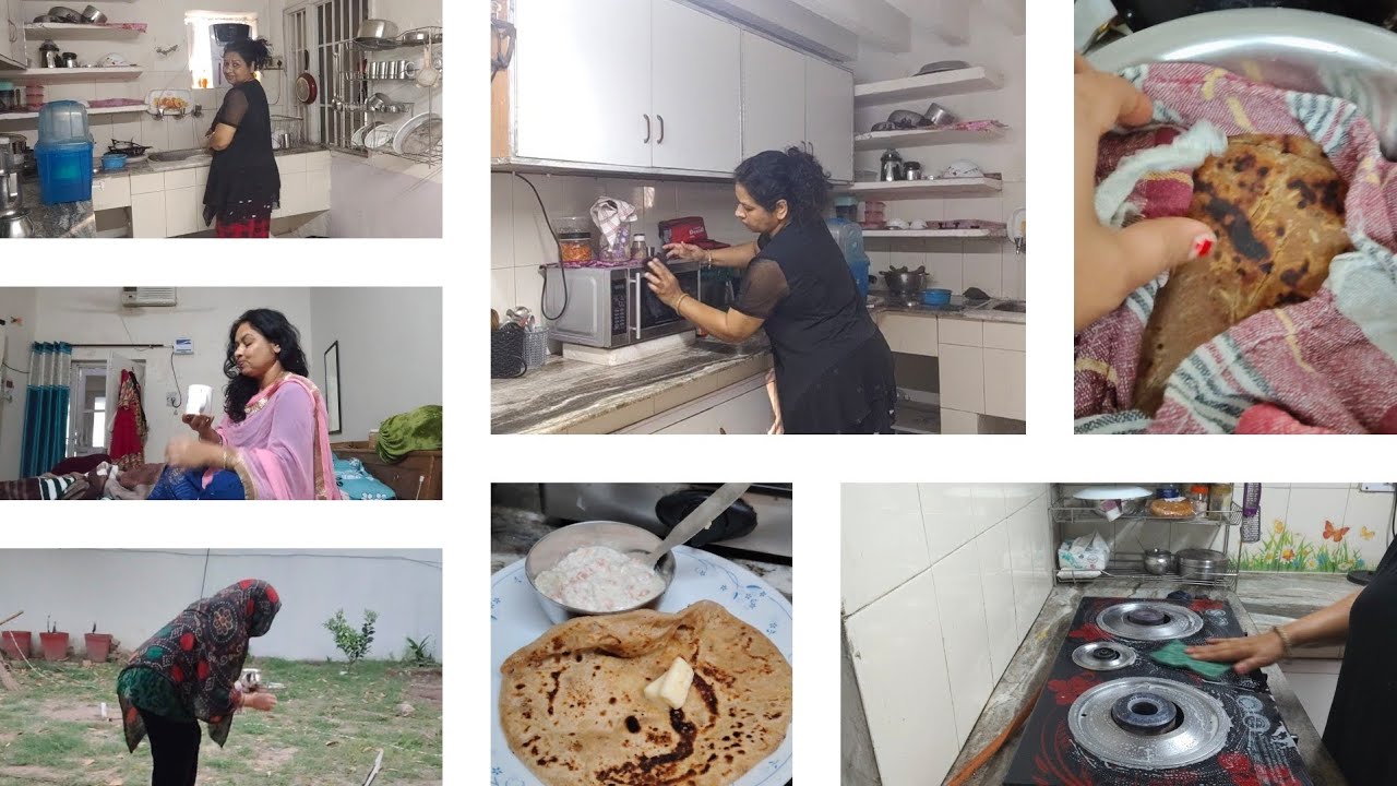 ਰਸੋਈ ਦੀ ਸਾਫ ਸਫਾਈ,, ਕਰਨ ਤੋਂ ਬਾਅਦ ਬਣਾਏ ਮੈਂ ਆਲੂਆਂ ਵਾਲੇ ਪਰੌਂਠੇ 🤷#dailyroutine #punjabi #vlogger 