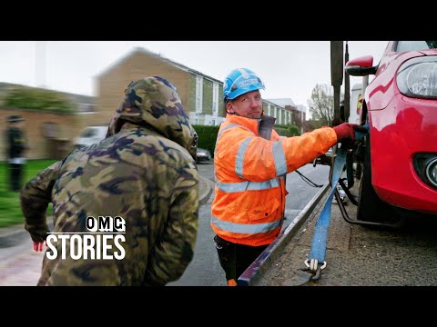 Man Returns To Find His Car Being Towed! 