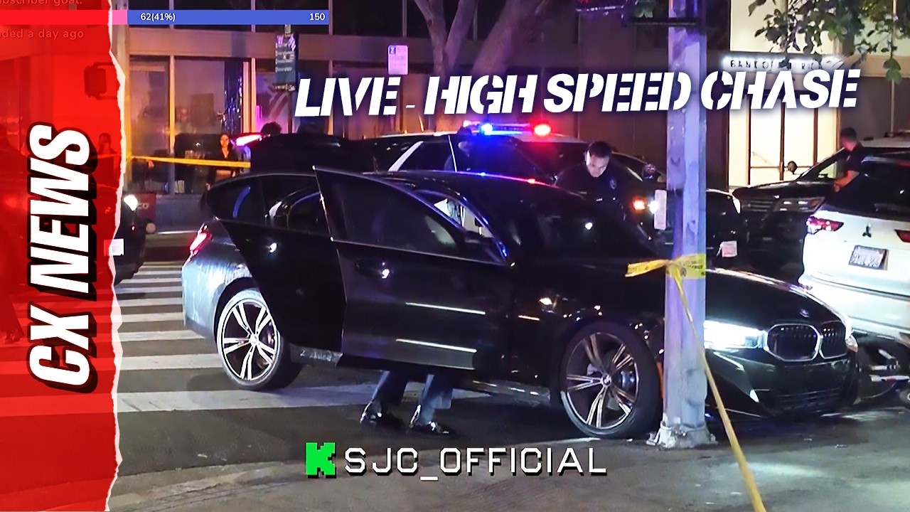 LAPD High-Speed BMW Chase Ends in Downtown LA | Armed Suspects Arrested ...