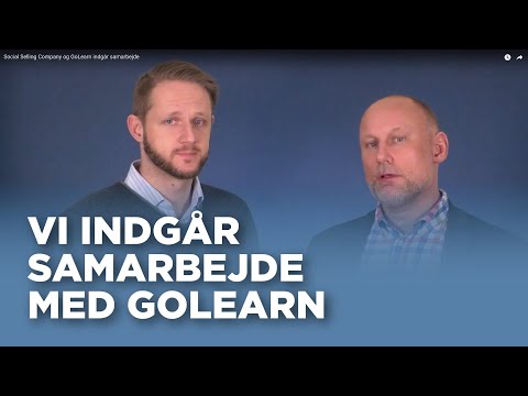 Social Selling Company og GoLearn indgår samarbejde