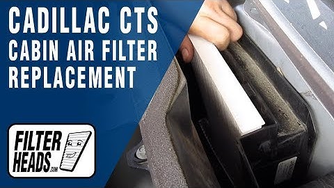 How to Replace Cabin Air Filter 2010 Cadillac CTS | AQ1042