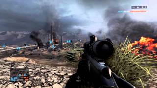 Battlefield 4 long range headshot with scout rifle on hardcore mode