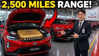CEO OF TOYOTA’S ANNOUNCE NEW EV SOLID-STATE BATTERY WITH 2,500-MILE RANGE AND 5-MINUTE CHARGE!