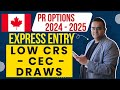 Future of express entry draw  cec draws back crs cutoff below 500 analyzing canada pr options