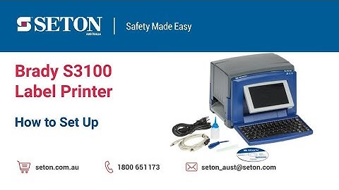 S3100 - How to setup your printer
