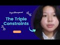 3-ple Constraints Timeline Cost Scope