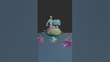 Spider man and cat robot l blender making in shorts #blender3d #spiderman #trending   @prakash.g