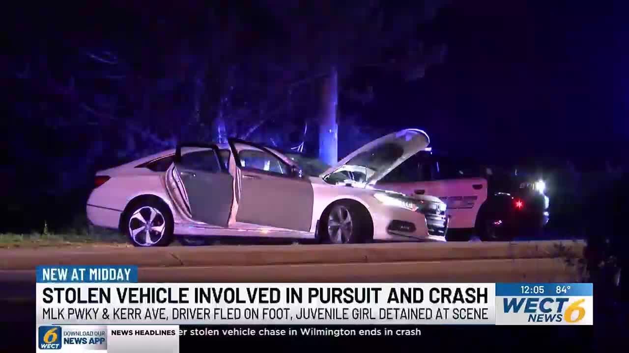 Juvenile detained by police after stolen vehicle chase in Wilmington ...